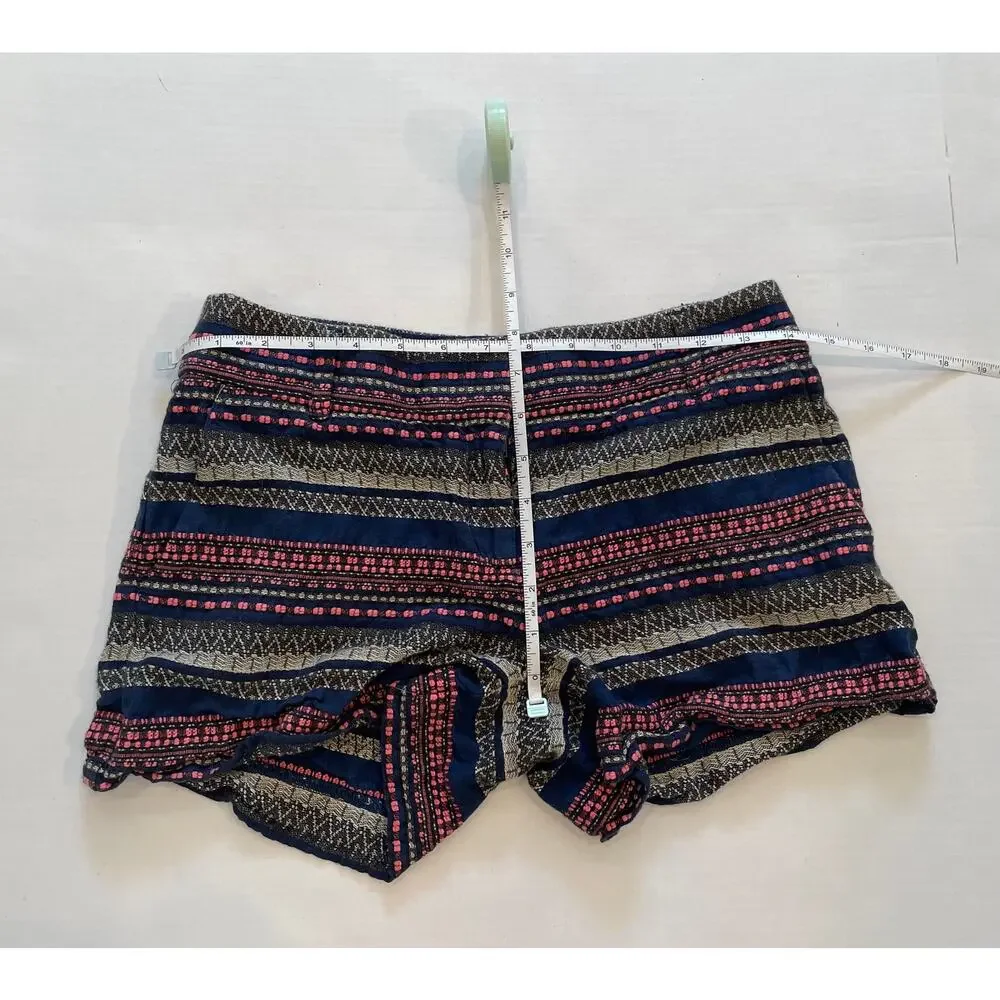 Ann Taylor LOFT Riviera Short, Textured Allover Print, Size OO, XS